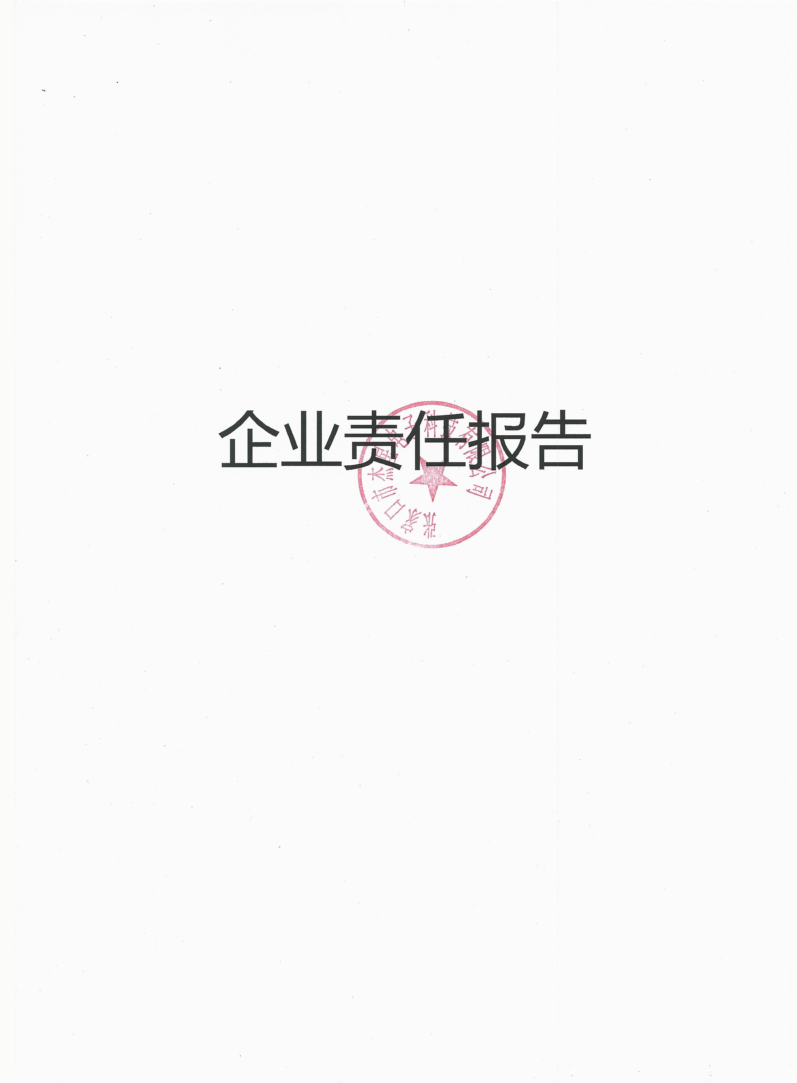 2019年度企業(yè)責(zé)任報告