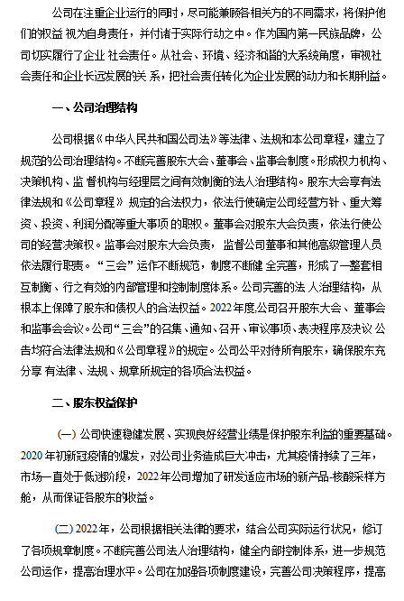 2022年度企業(yè)社會責(zé)任報告